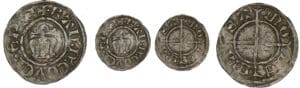 Les trois évêchés - Metz - Raoul de Coucy - Double de billon Les trois évêchés - Metz - Raoul de Coucy - Double de billon