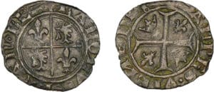 Dauphiné - Charles VI, roi dauphin - 1/2 gros Dauphiné - Charles VI, roi dauphin - 1/2 gros
