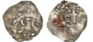 Normandie - Robert II - Denier dégénéré Normandie - Robert II - Denier dégénéré