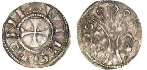 Berri - Seigneurie de Vierzon - Hervé Ier - Denier Berri - Seigneurie de Vierzon - Hervé Ier - Denier