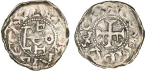 Comté d'Anjou - Geoffroi II - Denier Comté d'Anjou - Geoffroi II - Denier