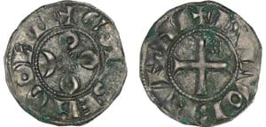 Comté d'Angoulême - Hugues XII le Brun - Denier Comté d'Angoulême - Hugues XII le Brun - Denier