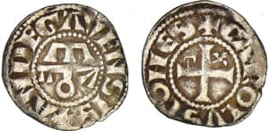 Comté d'Anjou - Charles de Valois - Denier Comté d'Anjou - Charles de Valois - Denier