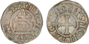 Duché de France - Comtés de Dreux et de Nogent - Roger évêque de Beauvais - Denier Duché de France - Comtés de Dreux et de Nogent - Roger évêque de Beauvais - Denier
