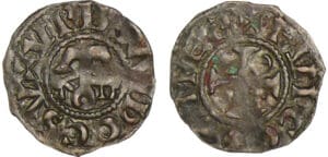 Comté d'Anjou - Foulques V - Denier Comté d'Anjou - Foulques V - Denier