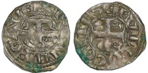 Comté d'Anjou - Foulques V - Denier Comté d'Anjou - Foulques V - Denier