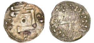 Châteaudun - Denier à la tête dégénérée Châteaudun - Denier à la tête dégénérée