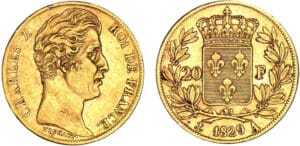 20 francs Charles X - 1829 A (Paris)