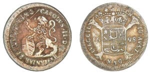 Flandre - Charles II - Quatre patards 1698