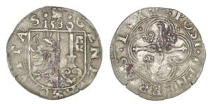 Suisse - Genêve - 3 sol 1580 Suisse - Genêve - 3 sol 1580