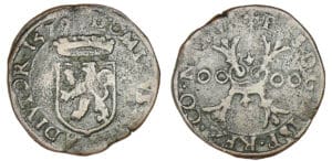 Namur - Comté de Namur - Philippe II - Double denier 1579