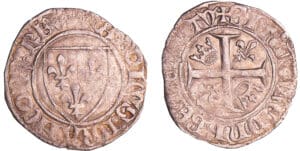 Charles VI (1380-1422) - Blanc guénar - Rouen