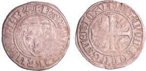 Charles VI (1380-1422) - Blanc guénar (Tournai)