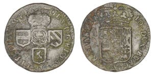 Belgique - Namur - Philippe V - Liard 1710