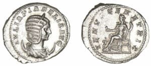 Julia Domna - Antoninien (216, Rome) Vénus Julia Domna - Antoninien (216, Rome) Vénus