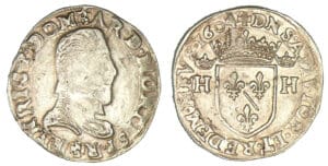 Dombes - Henri II de Montpensier - Teston 1604 (Trévoux)