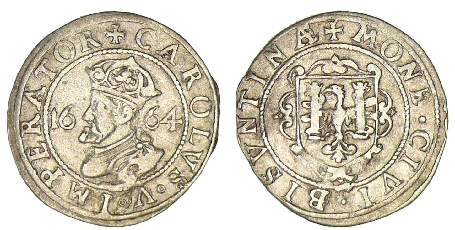 Franche-Comté - Charles Quint - Carolus 1664 (Besançon) Franche-Comté - Charles Quint - Carolus 1664 (Besançon)
