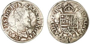 Pays-bas - Philippe II - 1/5 d'écu 1565 Pays-bas - Philippe II - 1/5 d'écu 1565