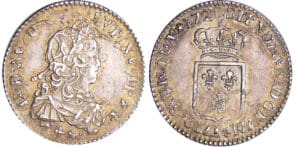Louis XV - Sixième d'écu de France 1721 A (Paris)