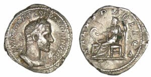 Macrin - Denier (217-218, Rome) La Santé Macrin - Denier (217-218, Rome) La Santé