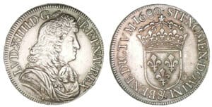 Louis XIV - Ecu à la cravate 1ère émission 1680 & (Aix) Louis XIV - Ecu à la cravate 1ère émission 1680 & (Aix)
