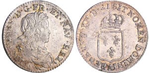 Louis XV - Sixième d'écu de France 1721 A (Paris)
