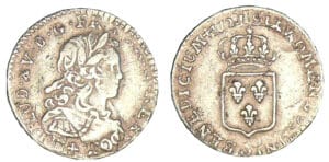 Louis XV - Douzième d'écu de France 1621 O (Riom)