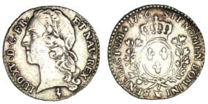 Louis XV - Dixième d'écu au bandeau 1746 W (Lille)