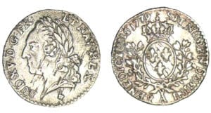 Louis XV - Vingtième d'écu 1779 A (Paris) frappe postume