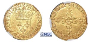 Louis XIII - Ecu d'or au soleil 1615 A (Paris)