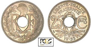 25 centimes Lindauer 1933 25 centimes Lindauer 1933