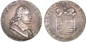 Principauté de Liège - Maximilien Henri de Bavière - Patagon 1674 (Liège). Principauté de Liège - Maximilien Henri de Bavière - Patagon 1674 (Liège).
