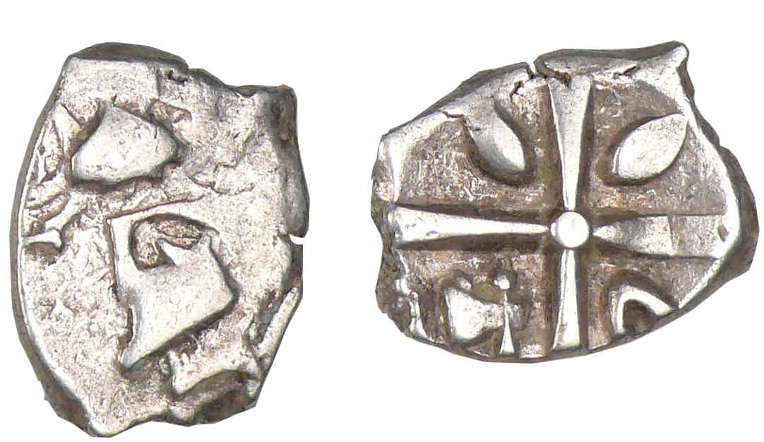 Tectosages - Drachme à la tête cubiste (121-52 av. J.-C.) Tectosages - Drachme à la tête cubiste (121-52 av. J.-C.)