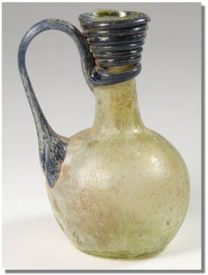 Romain - Vase en verre irisé - IIIème-IVème siècle ap. J.-C.