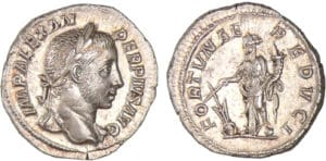 Alexandre Sévère - Denier - (231, Rome) - La Fortune Alexandre Sévère - Denier - (231, Rome) - La Fortune