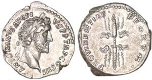 Antonin le Pieux - Denier (142, Rome) Antonin le Pieux - Denier (142, Rome)