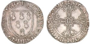 Bretagne - François II - Gros à l'écu (Rennes). Bretagne - François II - Gros à l'écu (Rennes).