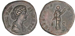 Faustine jeune - Sesterce (176, Rome) - Diane Faustine jeune - Sesterce (176, Rome) - Diane