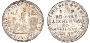 Constitution (1791-1792) - 10 sols de Lefèvre Lesage et Cie - 1792 Constitution (1791-1792) - 10 sols de Lefèvre Lesage et Cie - 1792