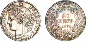 50 centimes Cérès 1895 A (Paris)