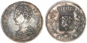 5 francs Henri V Comte de Chambord 1831 5 francs Henri V Comte de Chambord 1831