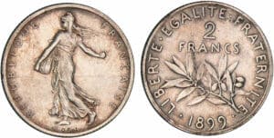 2 francs Semeuse 1899 2 francs Semeuse 1899