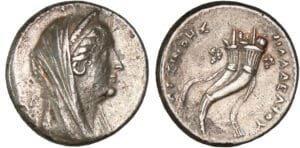 Royaume Lagide - Ptolémée II Philadelphos - Décadrachme (285-246 av. J.-C.) Royaume Lagide - Ptolémée II Philadelphos - Décadrachme (285-246 av. J.-C.)