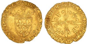 François 1er - Ecu d'or au soleil - 5ème type - Lyon François 1er - Ecu d'or au soleil - 5ème type - Lyon
