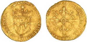 François 1er - Ecu d'or au soleil - 5ème type - Montpellier François 1er - Ecu d'or au soleil - 5ème type - Montpellier