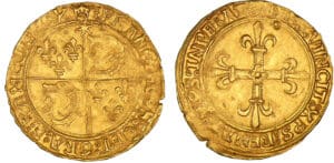 François 1er - Ecu d'or du Dauphiné - 1er type - Roman François 1er - Ecu d'or du Dauphiné - 1er type - Roman