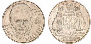 100 francs Malraux 1997