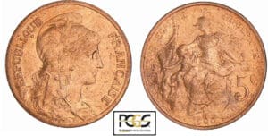 Troisième république (1871-1940) - 5 centimes Dupuis 1900