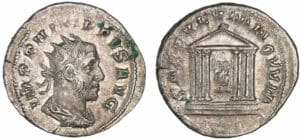 Philippe 1er - Antoninien (248, Rome) - Temple Philippe 1er - Antoninien (248, Rome) - Temple