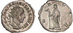Trajan Dèce - Antoninien (250-251, Rome) - La Dacie Trajan Dèce - Antoninien (250-251, Rome) - La Dacie
